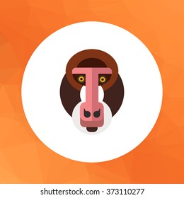 Mandrill head icon