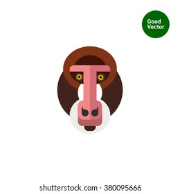 Mandrill head icon