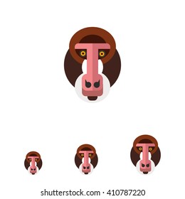 Mandrill head icon