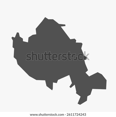 Mandya District map Karnataka State India