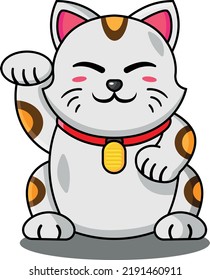 Maneki Neko Cat Oriental Lucky Cat