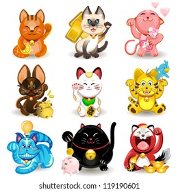 Maneki Neko Fortune Cat Collection