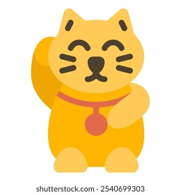 Maneki Neko icon for web, app, infographic, etc