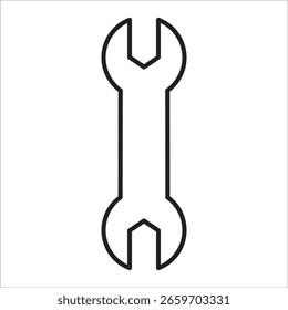Vector de contorno de icono de stock de fabricación
