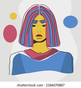 Manga anime characters vector illustration design