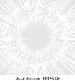 manga background with rays, vector illustration