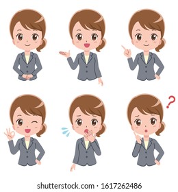 manga business woman person cartoon