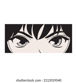manga face close up icon
