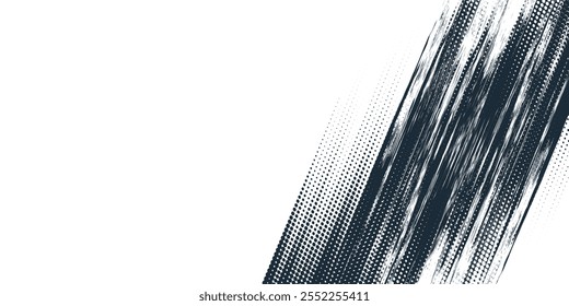 Líneas de velocidad de enfoque de manga para un efecto cómico. Líneas de tiras de flash de enfoque diagonal de movimiento y acción para cómic de anime. moderno