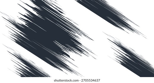 Manga focus speed lines for comic effect. Motion and action diagonal focus flash strip lines for anime comic book. modern