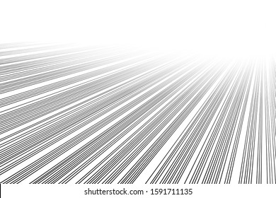 Manga speed line effect background for fast scene situation