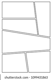 Featured image of post Manga Panels Blank : This simple blank comic book page has four boxes, which can be used to make a four panel comic or a larger work of art.
