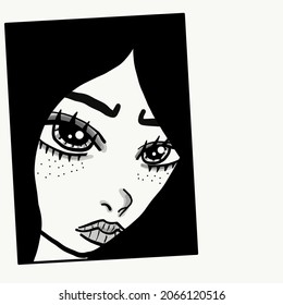 Manga style. Japanese cartoon Comic concept. Anime characters. Vector design for t-shirt graphics, banner, fashion prints, slogan tees, stickers, flyer, posters and other creative uses