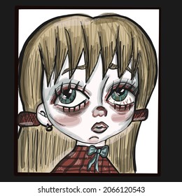 Manga style. Japanese cartoon Comic concept. Anime characters. Vector design for t-shirt graphics, banner, fashion prints, slogan tees, stickers, flyer, posters and other creative uses