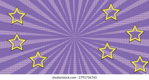 Manga-style concentrated line (white) illustration