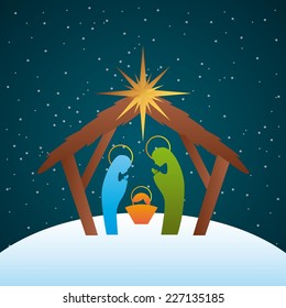 manger graphic design , vector illustration