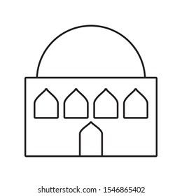 manger house building isolated icon vector illustration design