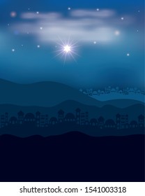 manger houses cityscape buildings landscape vector illustration design