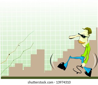 manger running with dollar 	
