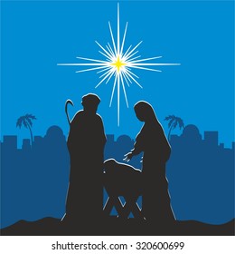 Manger scene