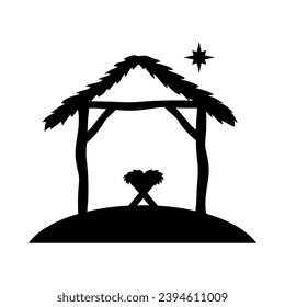 Mananger Silhouette Symbol, einzeln
