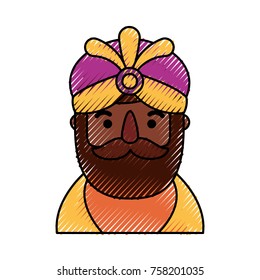manger wise king portrait christmas celebration