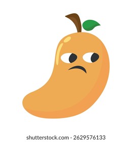 manggo colorful collection of adorable fruit and vegetable characters with various facial expressions in cartoon style.