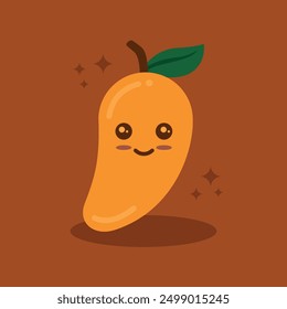 Manggo Fruit Cute Full Expression