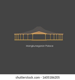 Mangkunegaran Palace in Solo City, Surakarta, Indonesia