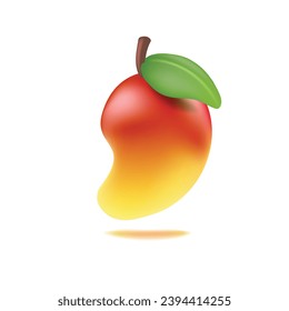 Plantilla de ilustración de icono Mango 3d