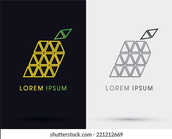 Mango abstract logo, symbol, icon,graphic,vector.