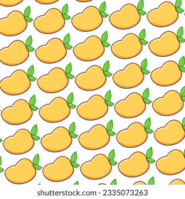 Mango background art - Fruit illustration
