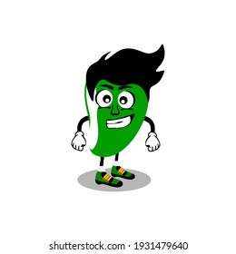 mango cartoon character logo with emoticons. suitable for stikeers, posters, slogans and more