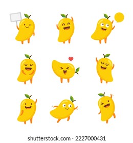 
Mango Cartoon Character Sticker mascot