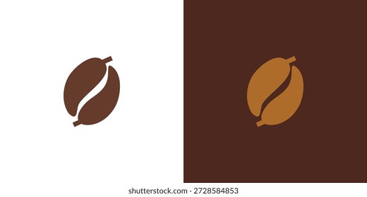 O design do logotipo de café de manga é único e divertido