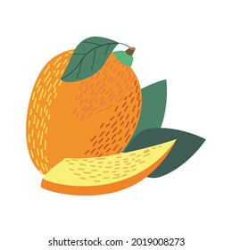 Mango-Symbol für leckeres frisches Obst