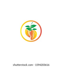 mango design logo vector illustrator