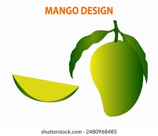 Mango Design Template. Editable Vector File