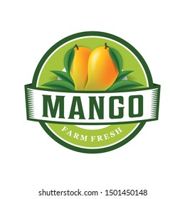 Mango Farm Fresh Logo Template 