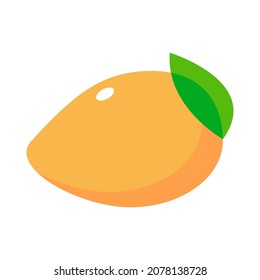 mango flat clipart vector illustration