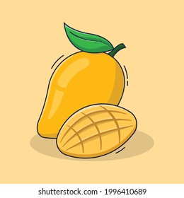 Mango flat illustrations for your content and projects