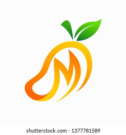 Mango form the letter M logo