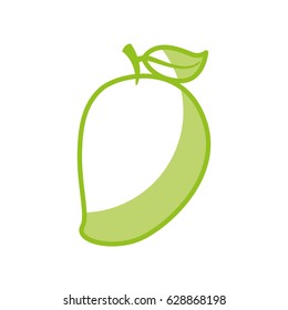 mango fresh fruit icon
