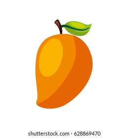 mango fresh fruit icon