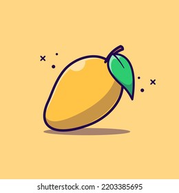 Mango Fruit Cartoon Icon Illustration