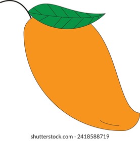 Mango-Obstdesign-Vektorgrafik