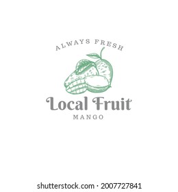 mango fruit farm store logo
