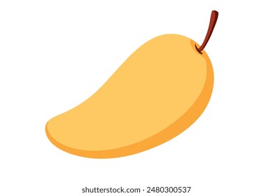 Diseño de pegatina plana de mango