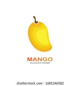 Mango Fruit in flat style. innovation vector logo design icon