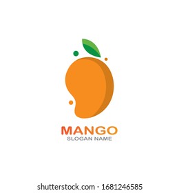 Mango Fruit in flat style. innovation vector logo design icon